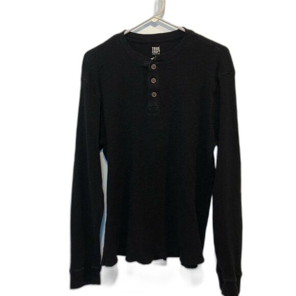True Craft Other - True Craft Lived-In Tee—size Large black men’s long sleeved shirt